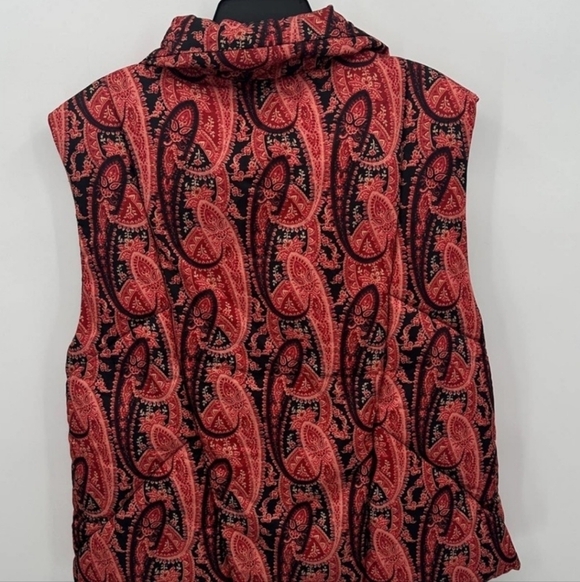 🆕 Free People Women’s Flora Paisley Puffer Vest Oversized Quilted Size Xs - Picture 4 of 7